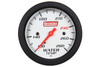 Water Temperature Gauge, Extreme, 100-280 Degree F, Mechanical, Analog, 2-5/8 in Diameter, White Face, Built-in Warning Light