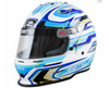 ZAMP Snell CMR2016 Blue Karting RZ-42Y Youth Graphic Helmet 