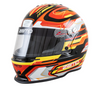 ZAMP Snell CMR2016 Orange/Red Karting RZ-42Y Youth Graphic Helmet 
