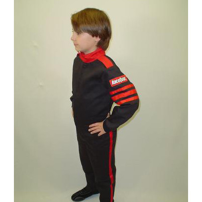RQP SFI-1 Pro-1 Single Layer Red Kids Suit 
