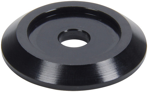 Flat Washer, 1/4 in ID, 1-1/4 in OD, Aluminum, Black Anodized.