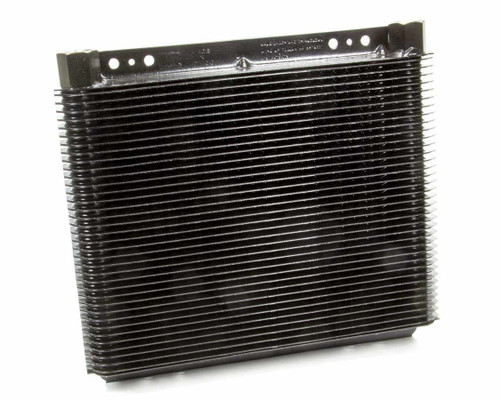 Fluid Cooler, LPD, 8-1/4 x 11 x 1-1/2 in, Plate and Fin Type, 1/2 in NPT Female Inlet / Outlet, Aluminum, Black Paint, Automatic Transmission.