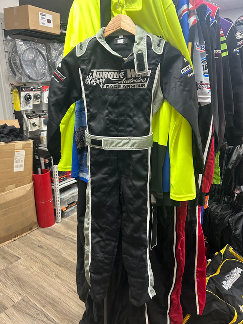 TWA KIDS Race Armour GREY T-1000 SFI-1 Layer Suit