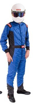 RQP SFI-5 Nomex Double Layer Blue Chevron Suit