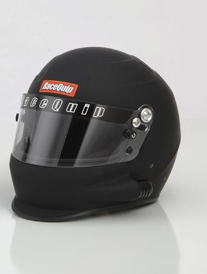SALE RaceQuip Side Air Snell 2020 Flat Black Helmet - FREE FREIGHT