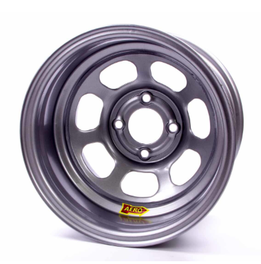 Aero Wheels Non Bead Lock Silver 13x7" / 2"O/S
