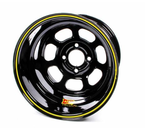 Aero Wheels Bead Lock Black 13x7" / 3"O/S