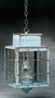 Pierced Square Hanging Lantern - Large
Shown with Verde Green Finish, Seedy Glass and H Wire Cage