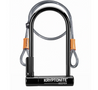 Kryptonite Keeper 12 Standard Lock and 4ft Flex Cable - Silver Secure