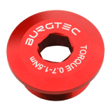 Burgtec Shimano Crank Bolt - Race Red