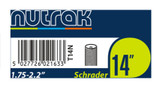  Nutrak 14 x 1.75 - 2.125 inch Schrader inner tube