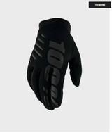 100% Brisker Cold Weather Youth Glove - Black - SIZE XL