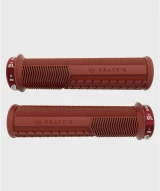 Peaty's Monarch Pro Knurl Grips Thin - Brick Red