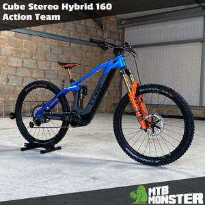 Cube Stereo Hybrid 160 Action Team... quick snap before the bike is due to be boxed and shipped! - MTB Monster