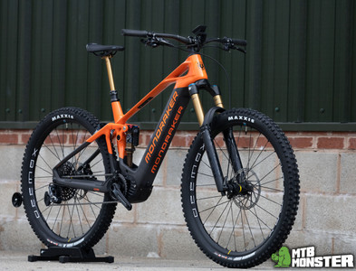 The all new Mondraker Crafty Carbon RR Orange & Carbon.. in the flesh! - MTB Monster