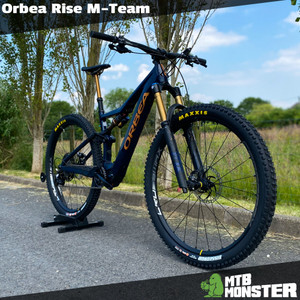 The Orbea Rise M-Team freshly built up from stock! - MTB Monster