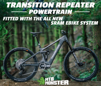 Just launched! Transition Repeater PT... boasting the all-new Sram E-bike System! - MTB Monster