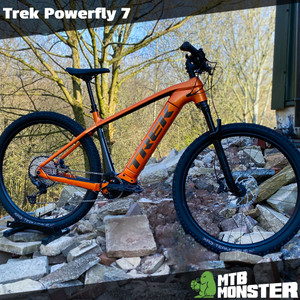 Trek Powerfly 7... finished in Factory Orange! - MTB Monster