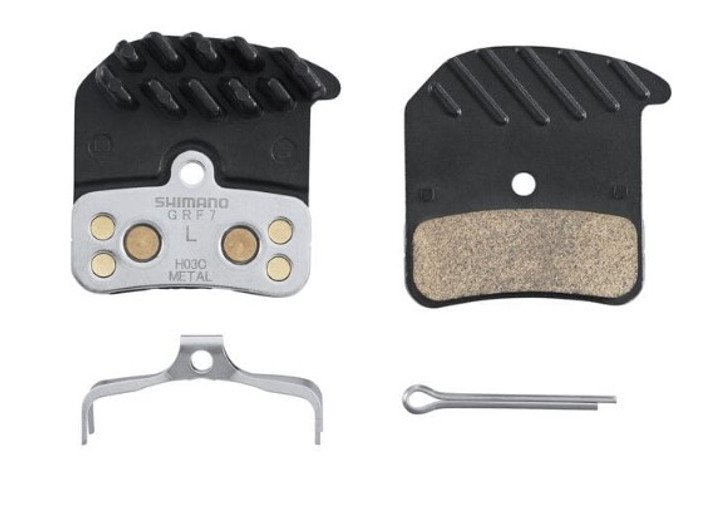 Shimano H03C Sintered Brake Pads with Cooling Fans