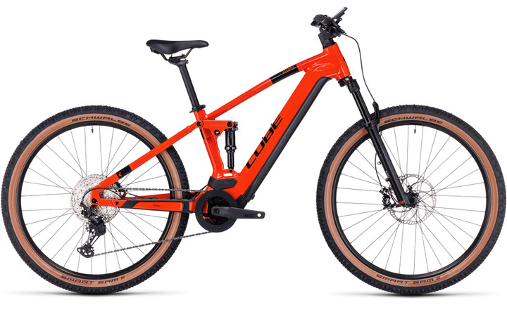 Cube Stereo Hybrid 120 Race 750 - SparkOrange/Black