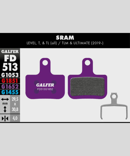 Galfer E-Bike Disc Brake Pad - SRAM Level
