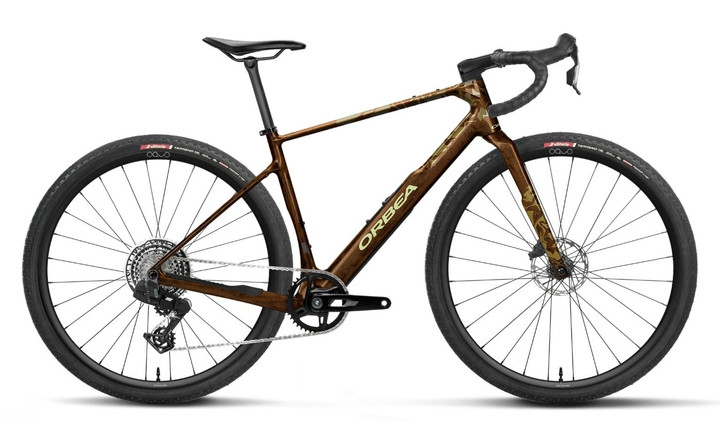 Orbea Terra M31eTEAM 1X - Caramel Carbon View