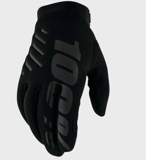 100% Brisker Cold Weather Youth Glove - Black Size L