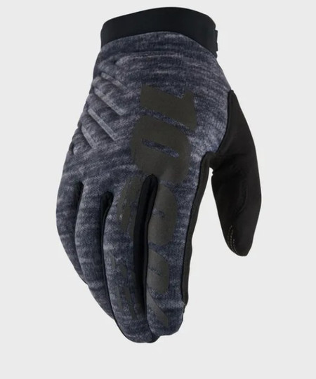 100% Brisker Cold Weather Glove HEATHER GREY Size M