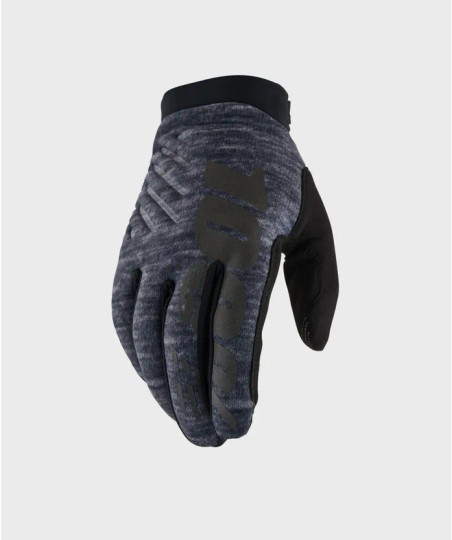 100% Brisker Cold Weather Gloves - Grey