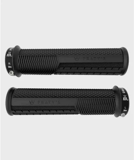 Peaty's Monarch Pro Knurl Grips Thick - Black