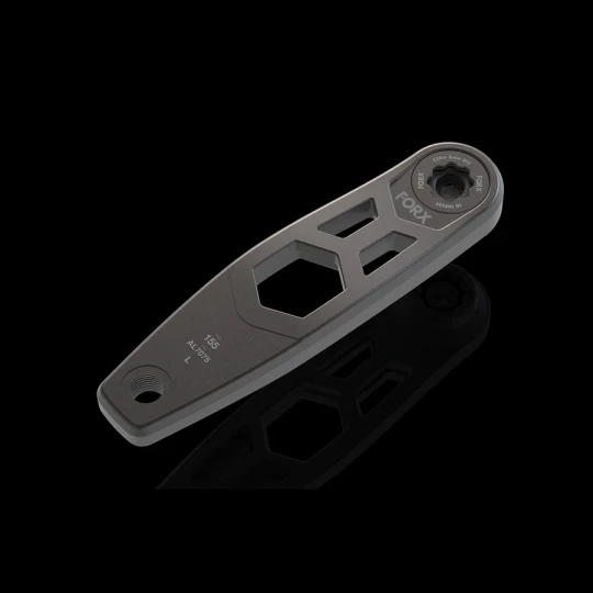 Forx Hex 2 Cranks - 155mm - Black