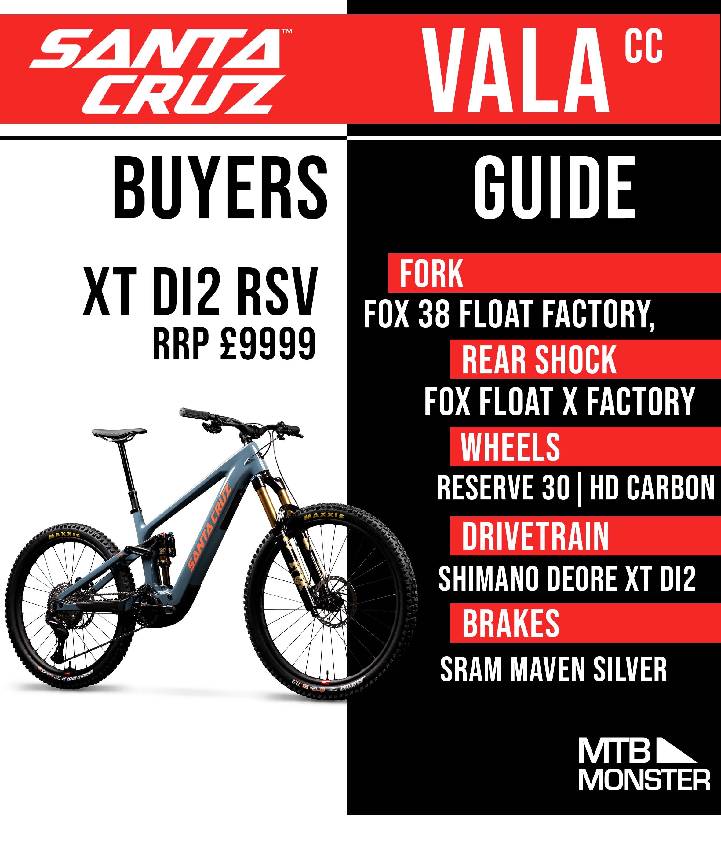 Santa Cruz Vala CC 2027 | Buyers Guide | Differences and Comparison