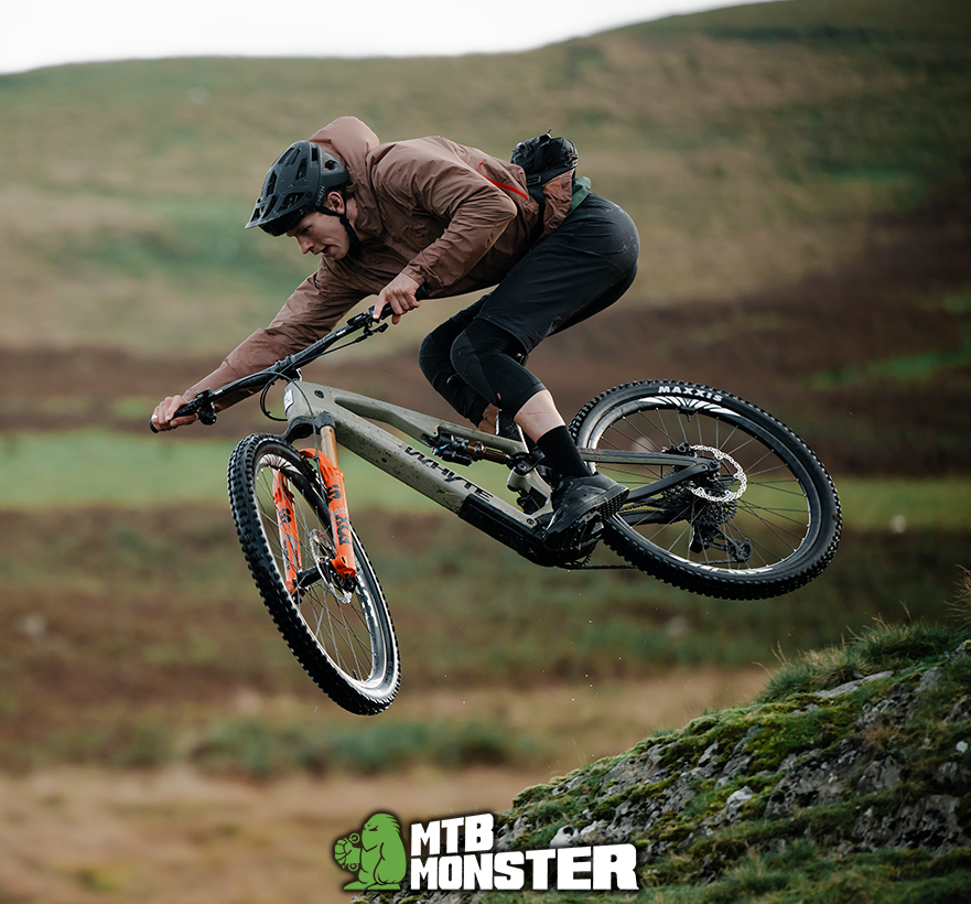 Whyte E-Lyte - 150 Works - Action Shot