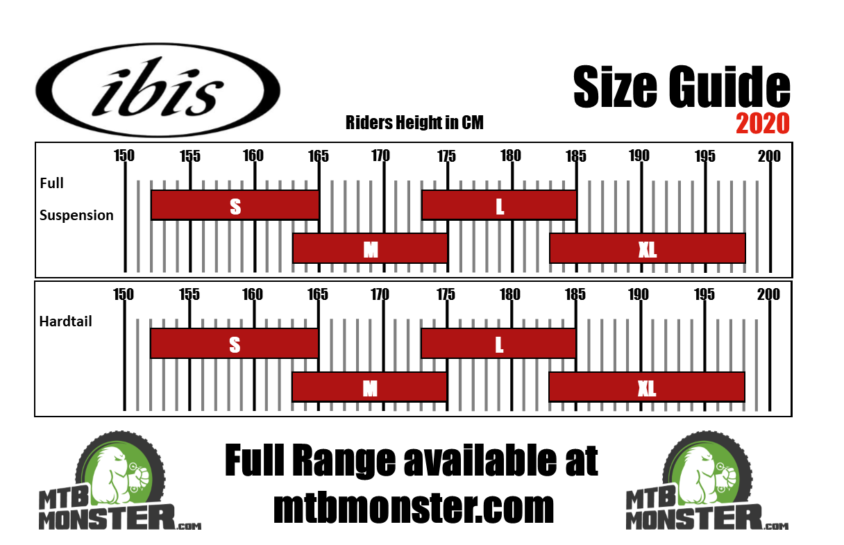 Fat Bike Size Chart