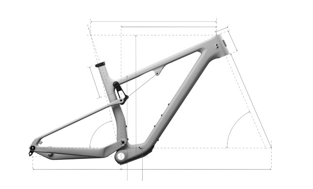 Santa Cruz Blur Geometry Diagram