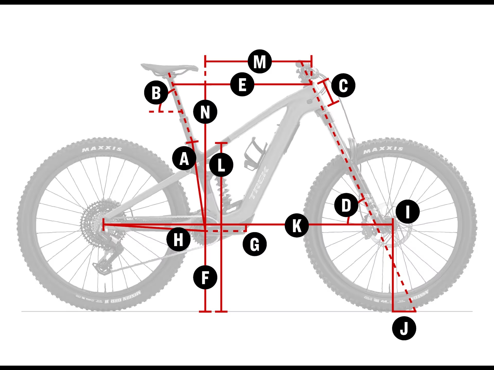 Trek Fuel+ Geometry