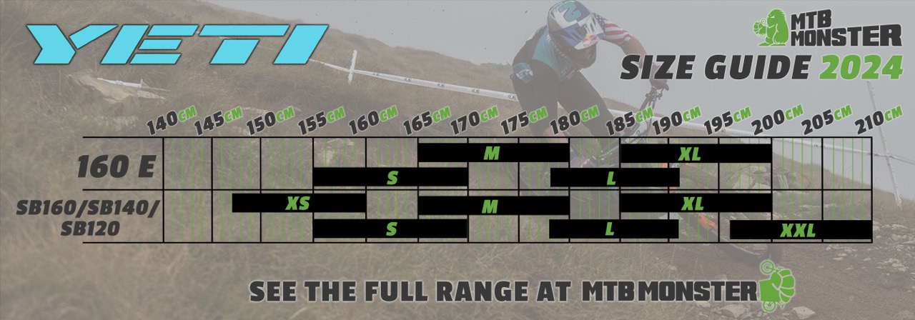 Yeti sb6 2025 size chart