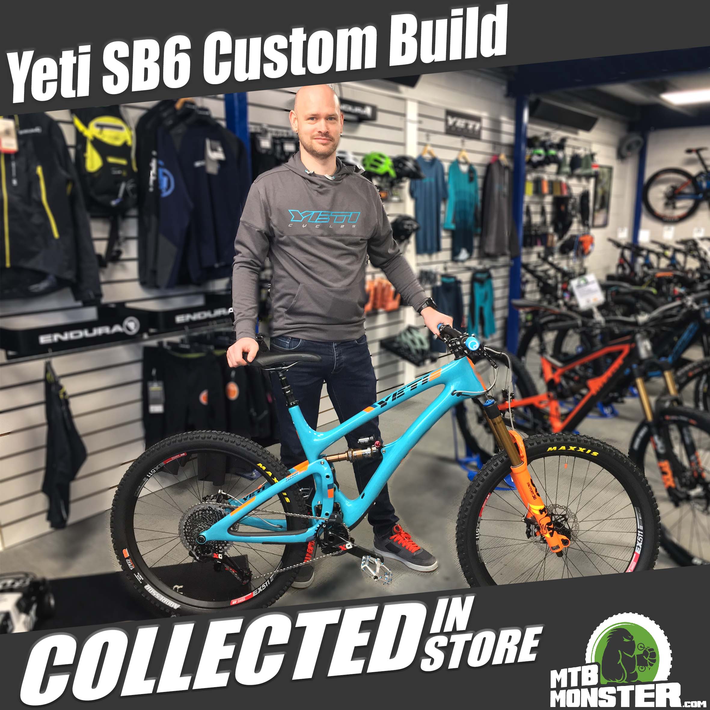 Yeti SB6 T Series Carbon 2018 Custom Build Monster Shot