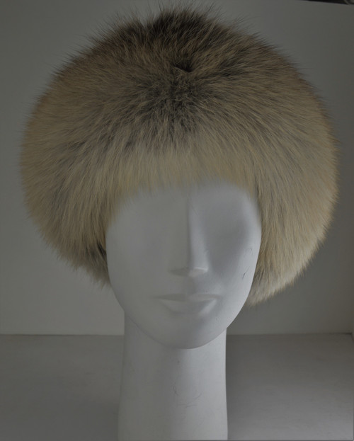 Golden Island Fox Fur Headband New   Manufactured in US 