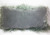 Real Mongolian Tibetan Lamb Fur Gray  Snow top Pillow  made in USA Tibet cushion faux suede back