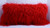 Red Mongolian lamb pillow