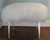 Mongolian Lamb Stool  fur Tibet Lamb Bench Vanity Seat  Silver legs Bench Ottoman foootstool    n