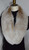 Blush Fox Fur Collar Detachable Snow Top New genuine Manufactured in US 