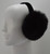 Real black fox earmuffs