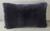 Gray Rex Rabbit Fur Pillow