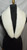 real bright white mink fur collar