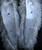 Snow white Mongolian lamb fur collar