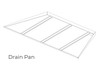 36" Drip Pan for Superior & Astria Fireplaces - DPSS36