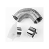 4" Air Kit with Collar with Hood & 3' Flex AK4 - Superior