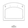 Majestic HHT-TEMPLATE-C Metal finishing template for WARMMAJIC-II
